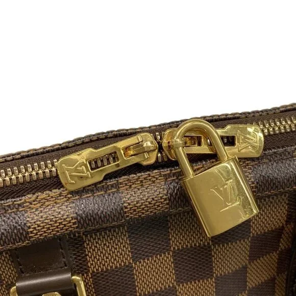 LOUIS VUITTON Porte Documents Voyage N41124 Ebene Damier RI2154 Business Bag - Picture 10 of 14